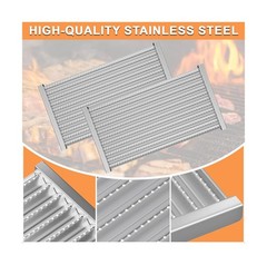 17 1/8 X 9 3/8″ Grill Emitter Grates for Charbroil TRU-Infrared 2 Burner 4636…