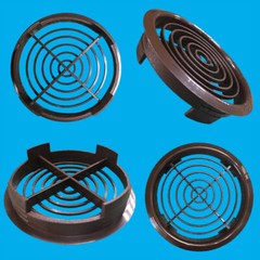 100x Brown Vivarium Reptile Push Fit Round Air Vent, 80mm 70mm Hole, Ventilation