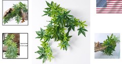 Lightweight 12-Inch Silk Terrarium Plant – Ideal for All Reptiles & Amphibians