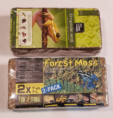 Tropical Soil/Forest Moss Terrarium Lot NEW/SEALED Exo-Terra All Living Things