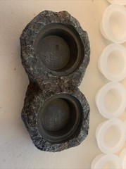 Clear 1/4 Oz Gecko Reptile Trantula Silicone Cups With Holder Like Beer Savers