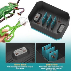 Breeding and Storage Container Kit for Dubia Roaches, Crickets, and Other Live