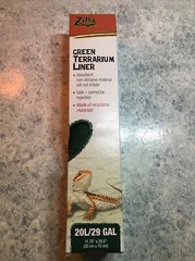 ZILLA TERRARIUM LINER GRN 12x30in 20L/29GAL