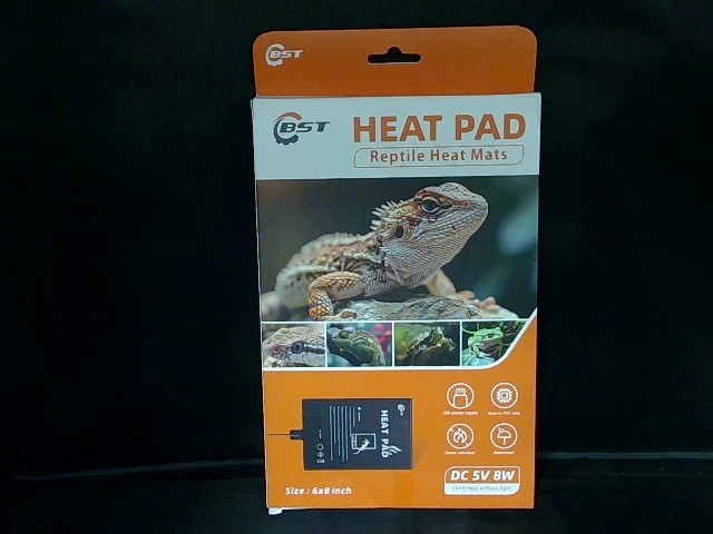 BST Reptile Heating Pad Temperature Under Tank Heater 6″ X 8″ DC 5V 8W