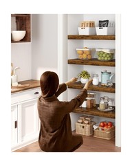 5 Pcs 24×12 Wire Rack Covers for Shelves – Wood Shelf Covers for Wire