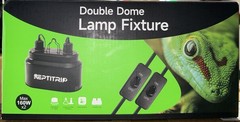 Dual Reptile Light Fixture with Timer & PID Dimming Thermostat