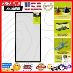 Fresh Air Screen Cover, Secure and Durable Metal Mesh Cover for Reptile Terra…