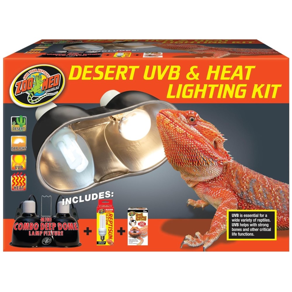 Reptile Desert UVB & Heat Lighting Kit