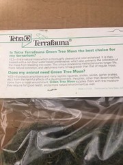 4 BagsTerrafauna Green Tree Terrarium Moss 450 Sq Inch Reptile Moss 1 Gallon Bag