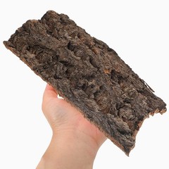 IMIKEYA 4Pcs Reptile Tree Bark Hides: Natural Wood Cork Light Brown