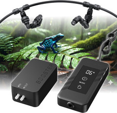 Automatic Reptile Misting & Humidifying System, Auto Rain Sprayer, 2 Nozzles, Au