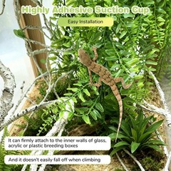 PINVNBY Reptile Plants Hanging Fake Vines Boston Climbing 2 PCS, Green