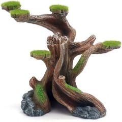 Artificial Moss Tree Trunk for Fish Tanks – Natural Look Aquarium Accessory