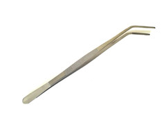 Reptile Feeding Tongs Stainless Steel Straight And Curved Tweezers Polished 12″