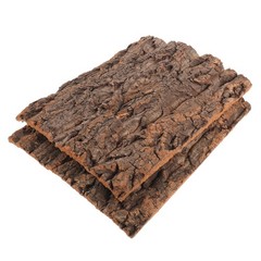 2Pcs Cork Bark Terrarium Background Natural Texture Reptile Habitat Decor