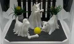 Jumping Spider Enclosure Decor – 3D Printed Ghost Dogs – Customizable