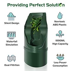 Reptile Chameleon Cantina Drinking Fountain Water dripper Comes with Feeding