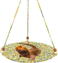 Bearded Dragon Bed, Large Reptile Hammock for Lizard Cage, Gecko & Chameleon Acc