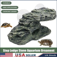 Imitation Rock Design Resin Reptile Glass Box Landscape Decoration for turtles