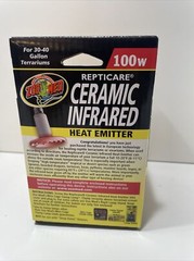 CERAMIC HEAT EMITTER 100w 30-40gal