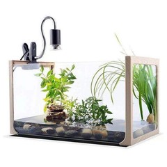 2 Pack Reptile Heat Lamps with 360° Rotatable Clips, UVA + UVB Spectrum for T…
