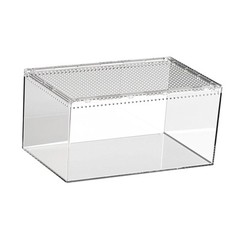 Reptile Feeding Box Reptile Terrarium Breathable Professional Transparent