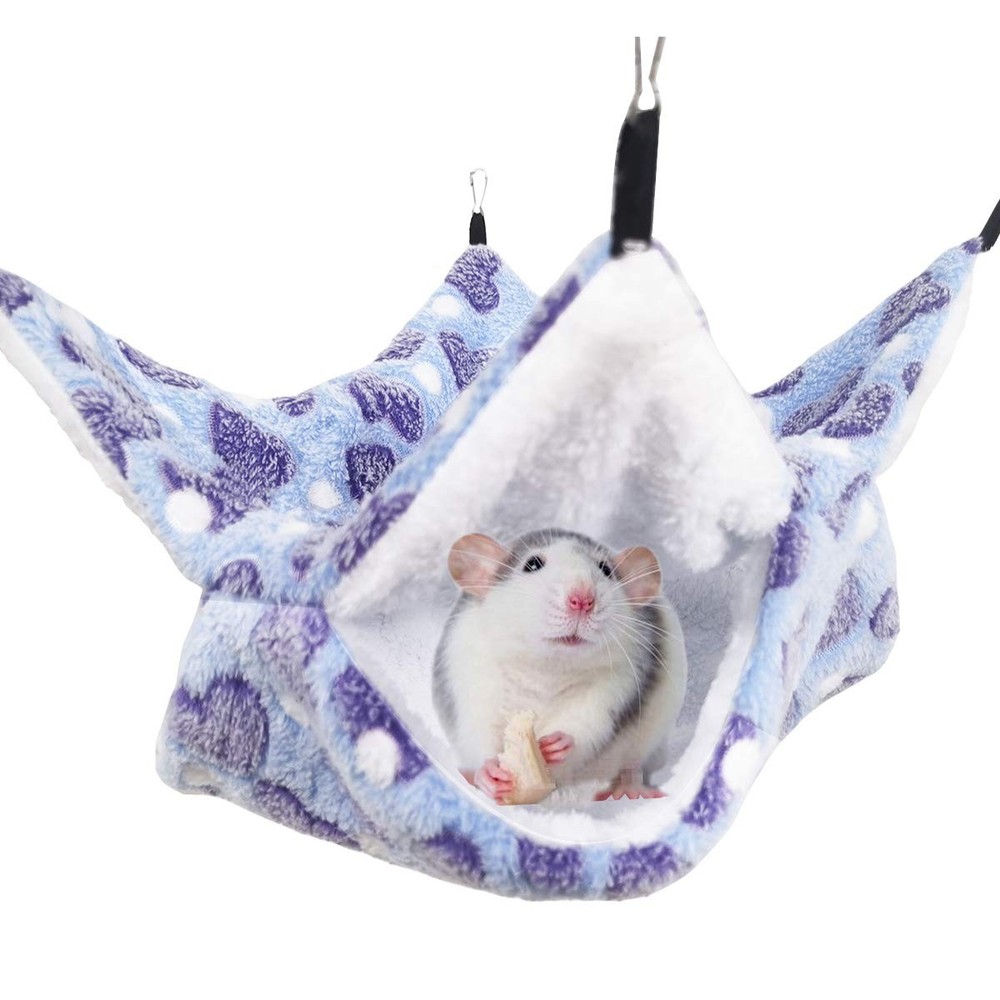 Rat Hammock for Guinea Pig, Ferret, Sugar Glider, Rat Chinchilla Hamster Smal…