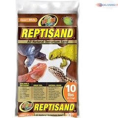 ReptiSand Desert White 10 Pounds Natural Reptile Substrate for Desert Species