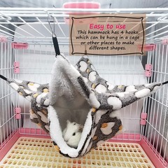 Rat Hammock for Guinea Pig, Ferret, Sugar Glider, Rat Chinchilla Hamster Smal…