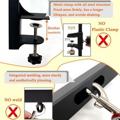 Dog Grooming Arm with Pet Grooming Hammock, 36” Dog Grooming Table Arm Height…