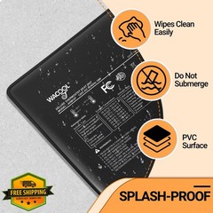WACOOL Reptile Heat Pad, Terrarium Mat, 6″x8″, Waterproof, Turtle Lizard Snake