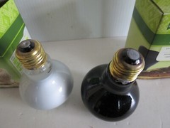 All Living Things Neodymium 75 Watt Basking Bulb & 75 Watt Infrared Spot Bulb