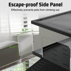 Above Tank Turtle Basking Platform for for 17-19 Inch Aquariums