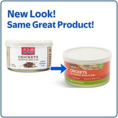 Canned Crickets for Reptiles, Birds & Fish, 1.2 oz