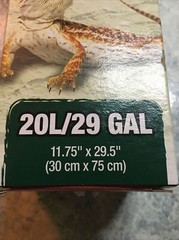 ZILLA TERRARIUM LINER GRN 12x30in 20L/29GAL