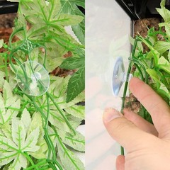Lightweight 12-Inch Silk Terrarium Plant – Ideal for All Reptiles & Amphibians