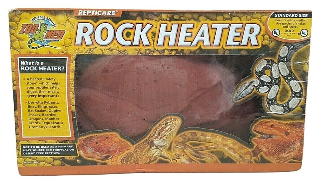 Zoo Med ReptiCare Rock Heater Standard Size for Medium Size Snakes & Lizards