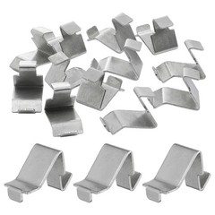 12Pcs Metal Shelf Clip Plated Silver Cabinet Shelf Supports Strong Easy Install