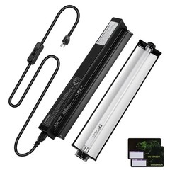 8W HO T5 UVB Reptile Light Fixture with Bulb 12 inch, Bearded Dragon uvb Ligh…