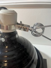 Fluker’s 8.5 in Ceramic Clamp Lamp Reptile Heat Lamp with lightbulb