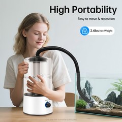 1.06 Gal Tank Reptile Humidifier,terrarium Humidifier With Adjustable Hose