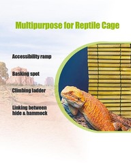 Reptile Tank Hammock, Reptile Climbing Bridge, Lizard Lounger Ladder, Bearded…