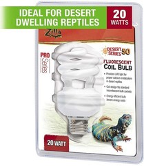 Reptile, Zilla Desert UVB Coil Bulb (20 Watts)