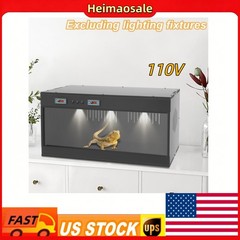 PVC Reptile Lounge Habitat with Glass Sliding Door and Intelligent Thermostat