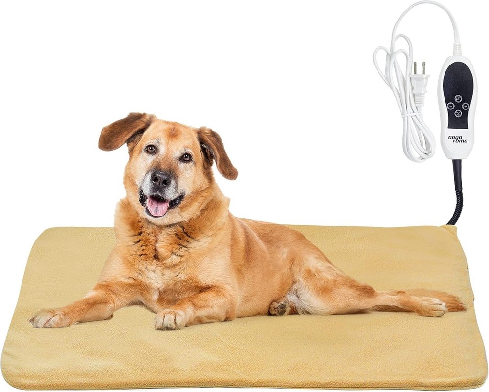 GOTOQOMO 20″x 32″ Pet Heating Pad, PVC Material Waterproof Pet Heating Pads w…