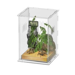 Reptile Terrariums Hygrometer 7.1×7.1×11.8 Acrylic Breeding Box Arboreal Lrg
