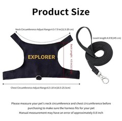 Bearded Dragon Harness and Leash-Bearded Dragon Clothes Lizard Accessories Stuff