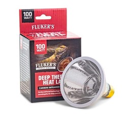 Fluker’s Infrared Deep Thermal Heat Lamp Bulb 100 Watts for Reptiles
