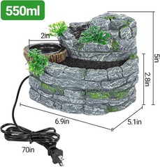 Reptile Waterfall for Health & Hydration