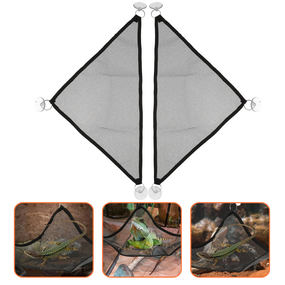 2Pcs hammock Bearded Hide Hanging Pet Resting Mat